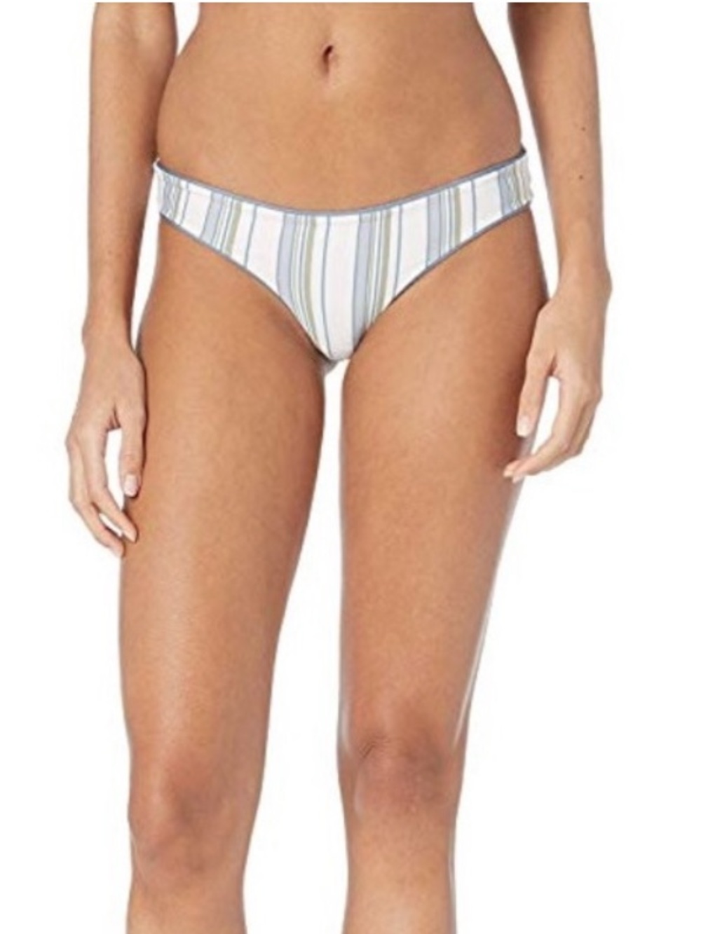 Maaji Silver Sublime Chi Chi Cut Reversible Bikini Bottom Sz L